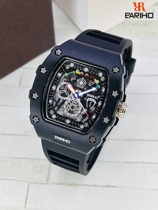 Fashion Sports Rubber Strap Wristwatches
