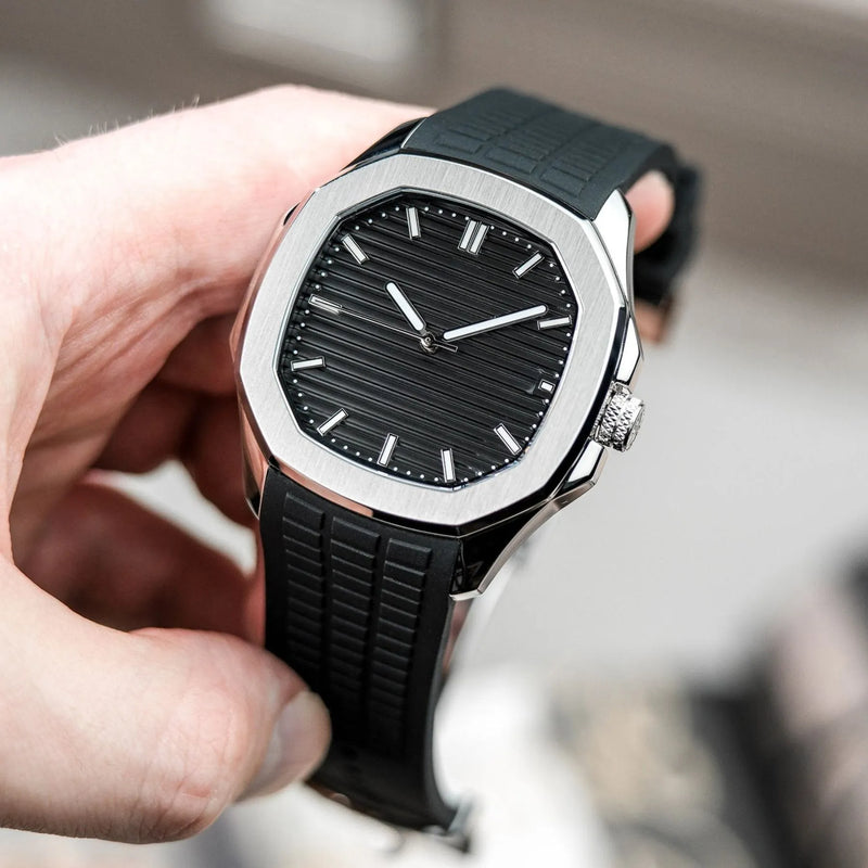 Rubber Strap Quartz Watch
