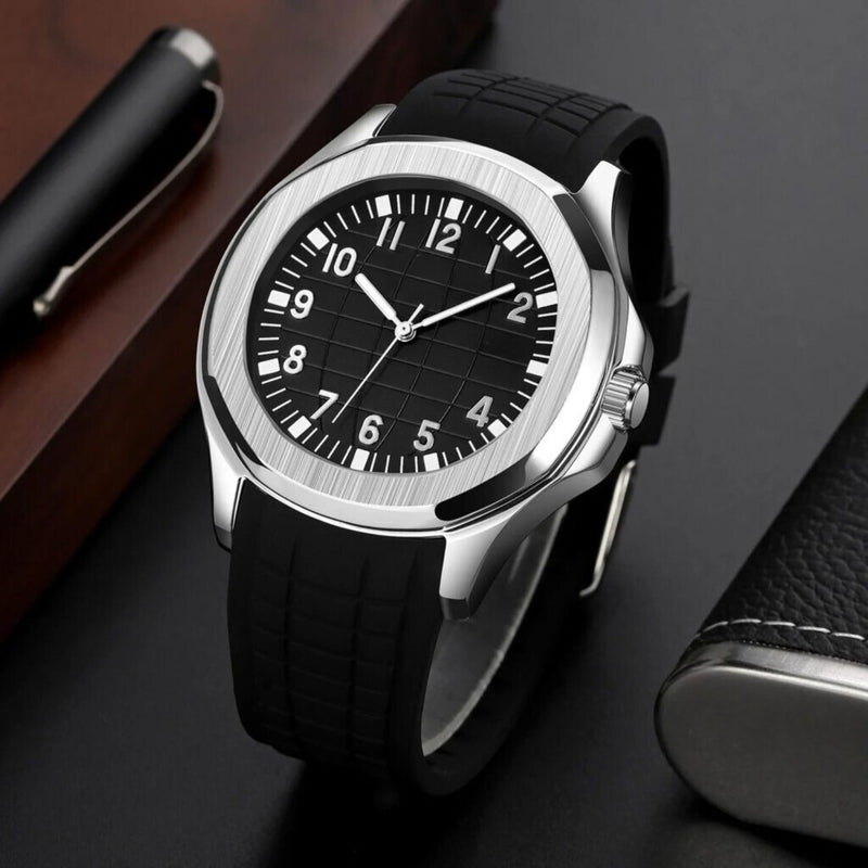 Rubber Strap Quartz Watch